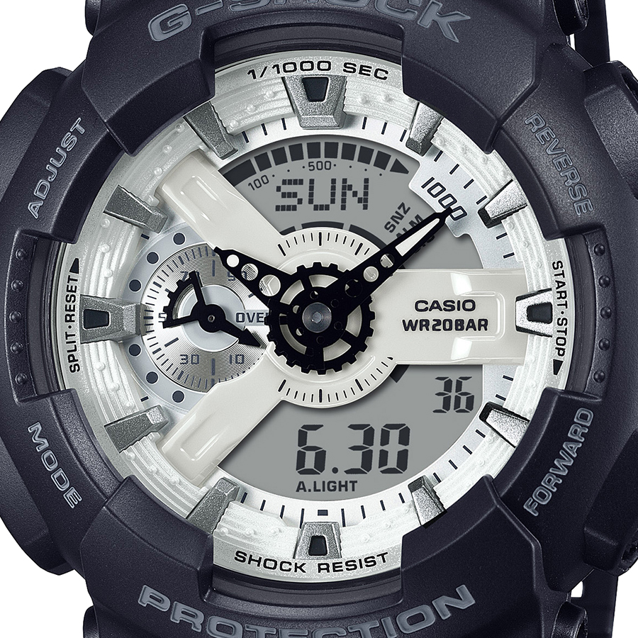 箱付き CASIO G-SHOCK GA-110WD-1AJF アナデジ G-SHOCK GA-110WD-1AJF 4549526390999 | G-SHOCK | タイム