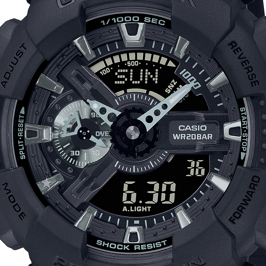 G-SHOCK 40周年記念 リマスター・ブラック ビッグケース GA-114RE-1AJR メンズ 腕時計 電池式 アナデジ 反転液晶 国内正規品  カシオ