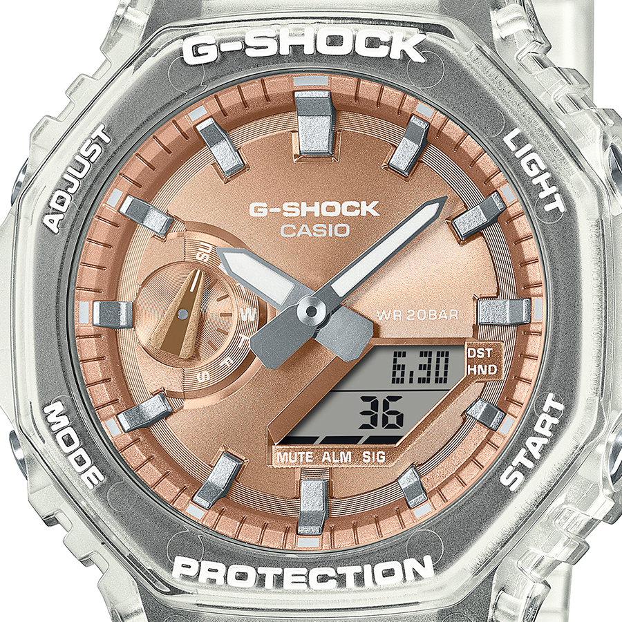G-SHOCK ローズゴールド　メタリック　腕時計 G-SHOCK ブライトメタリックダイヤルシリーズ ローズゴールド GA