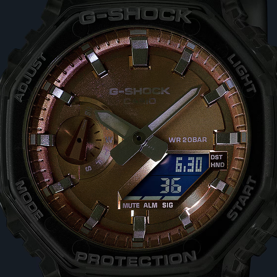 G-SHOCK ブライトメタリックダイヤルシリーズ ローズゴールド GA
