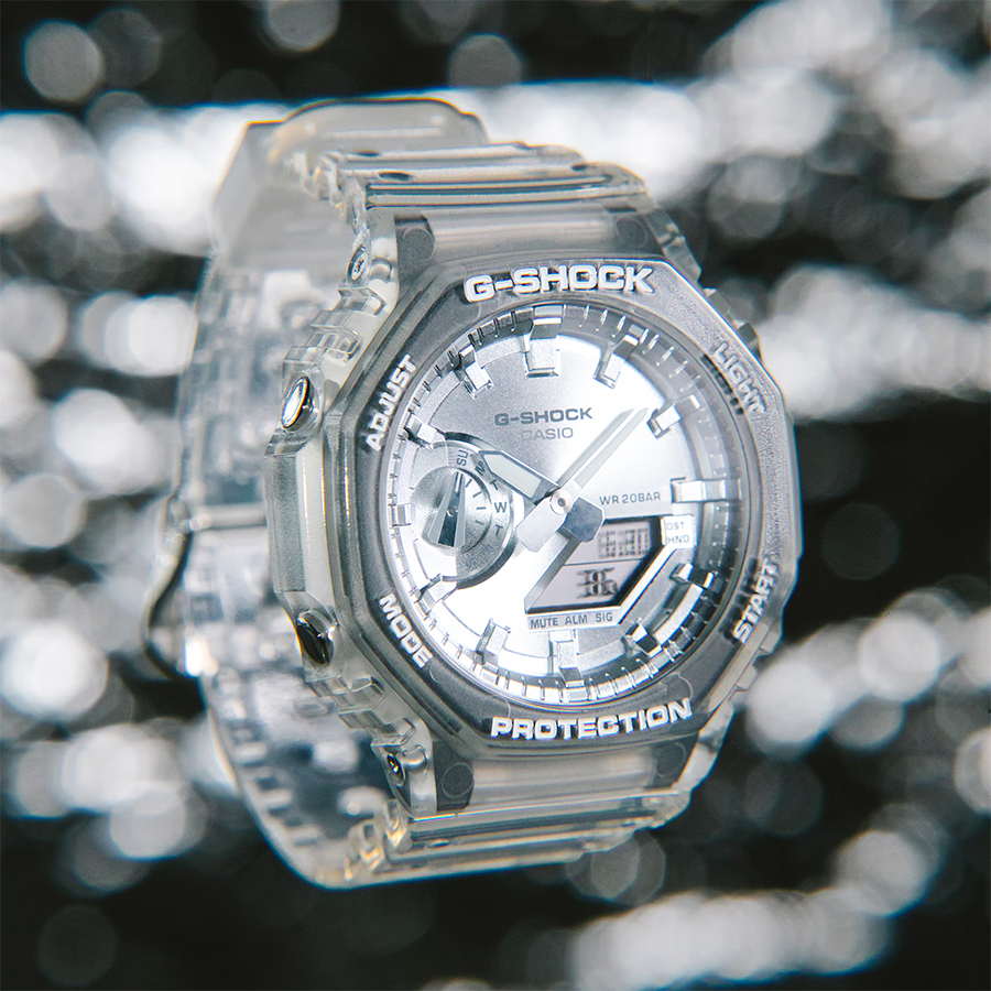 G-SHOCK ブライトメタリックダイヤルシリーズ シルバー GA