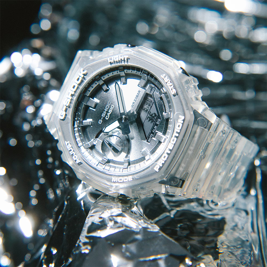 G-SHOCK ブライトメタリックダイヤルシリーズ シルバー GA