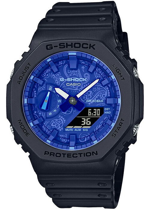 G-SHOCK Gショック BLUE PAISLEY ブルーペイズリー AWG-M100SBP-1AJF