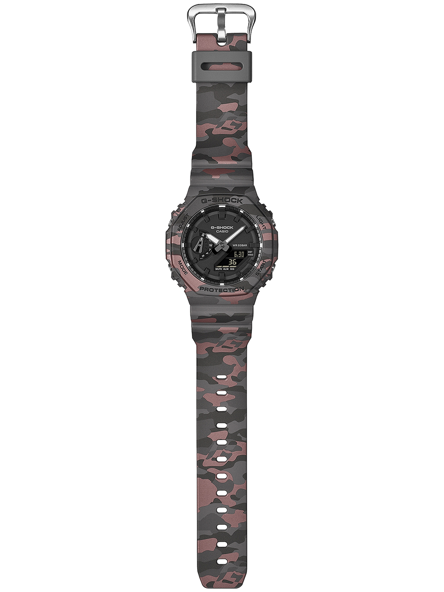 G-SHOCK 2月6日発売 カモフラージュ GA-2100CM-8AJF メンズ 腕時計