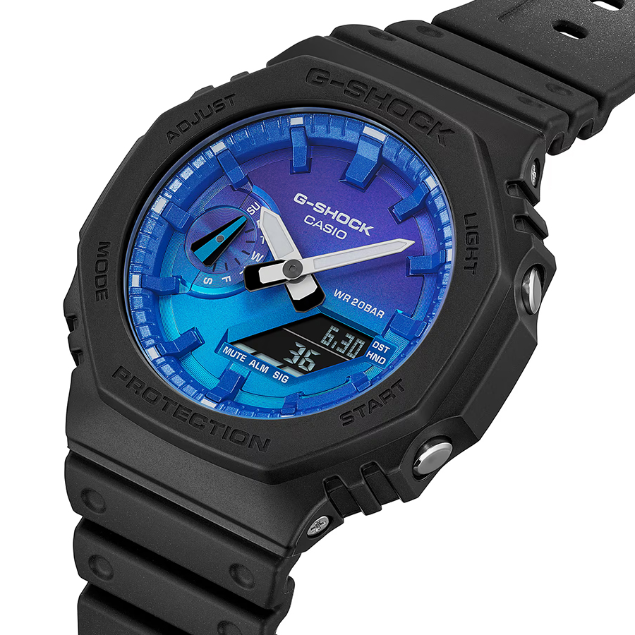 G-SHOCK フレイムインサイド フレイムブルー GA-2100FL-1AJF メンズ