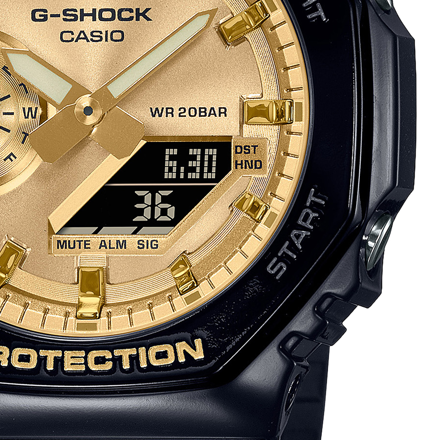 G-SHOCK メタリックダイアル シルバー GA-2100SB-1AJF メンズ