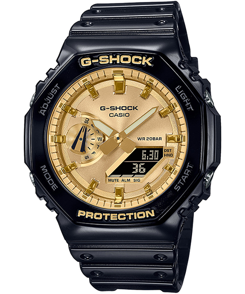 G-SHOCK メタリックダイアル シルバー GA-2100SB-1AJF メンズ