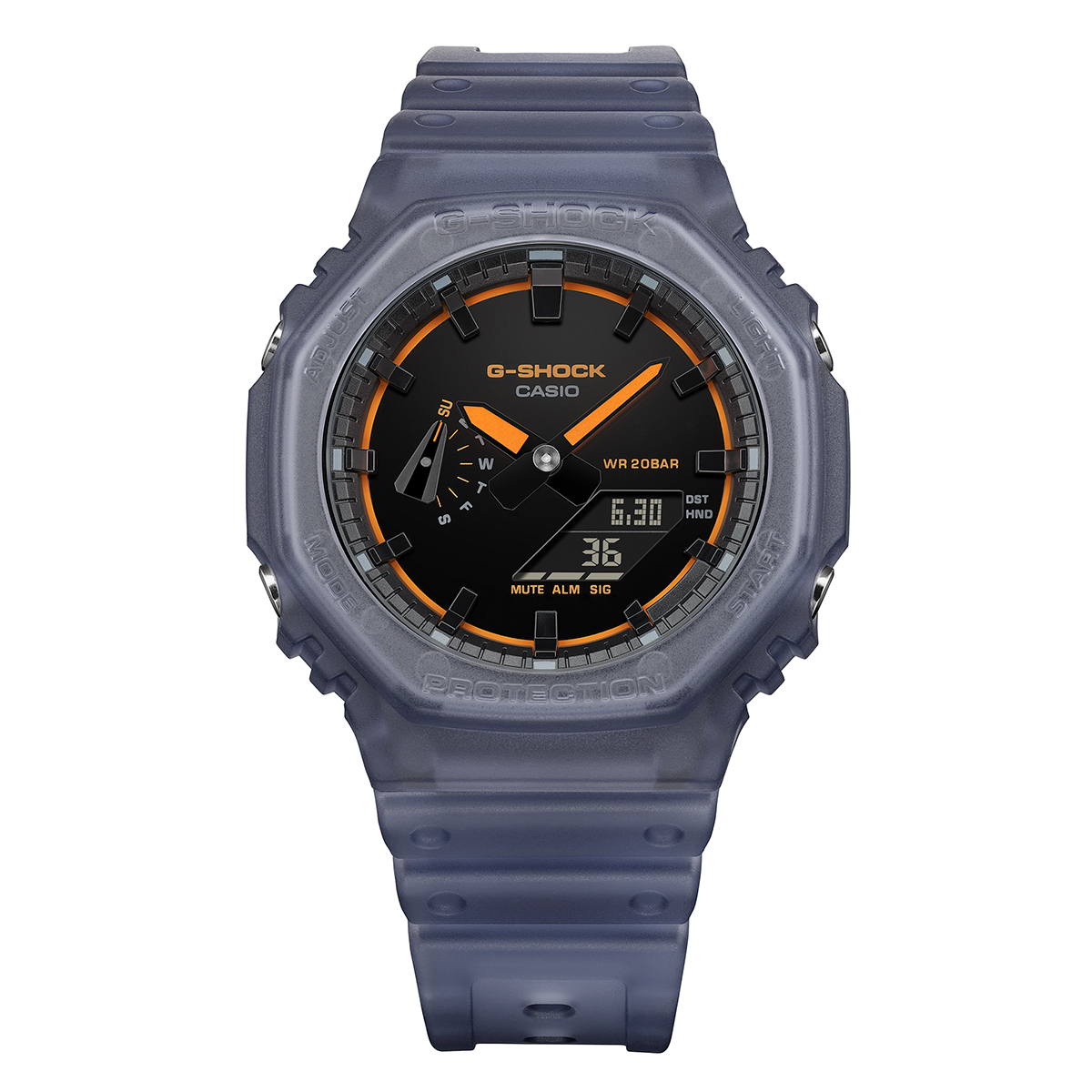 G-SHOCK スモークライト クリーンサーフェスダイヤル GA-2100K-2AJF
