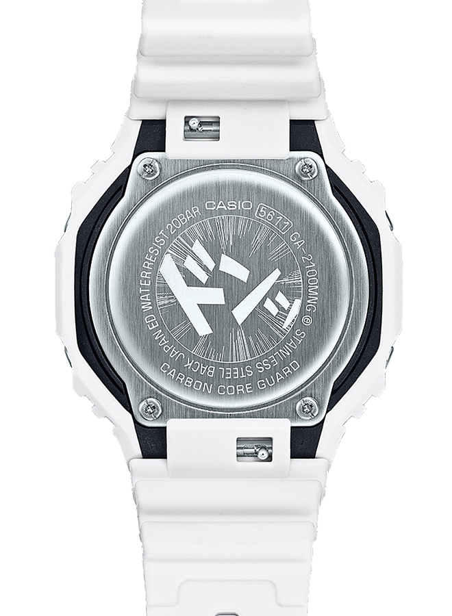 5月17日発売 G-SHOCK MANGA THEME マンガデザイン GA-2100MNG-7AJR メンズ腕時計 電池式 アナデジ オクタゴン  ホワイト 反転液晶 日本製 国内正規品 カシオ