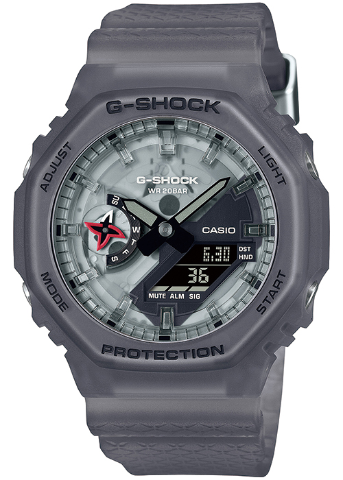 G-SHOCK Ninja 忍者 かとんの術 GA-2100NNJ-8AJR メンズ 腕時計 電池式 アナデジ オクタゴン 日本製 国内正規品 カシオ｜theclockhouse｜02
