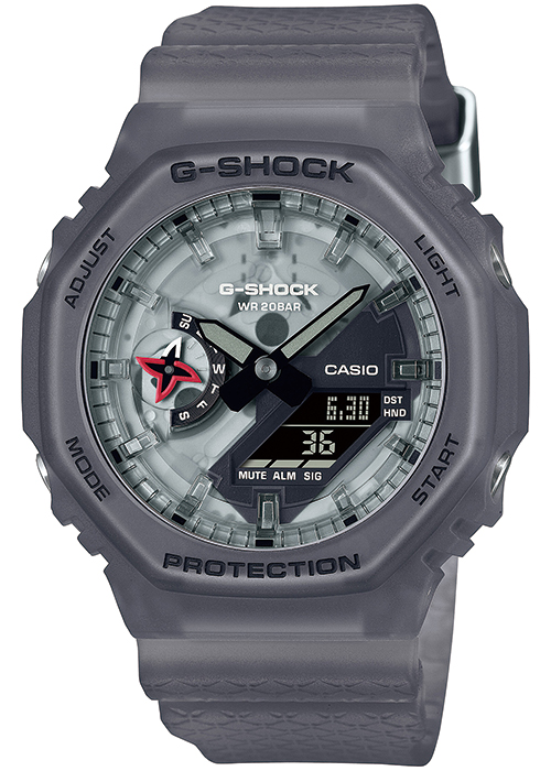 G-SHOCK Ninja 忍者 かとんの術 GA-2100NNJ-8AJR メンズ 腕時計 電池式 アナデジ オクタゴン 日本製 国内正規品 カシオ  カシオーク