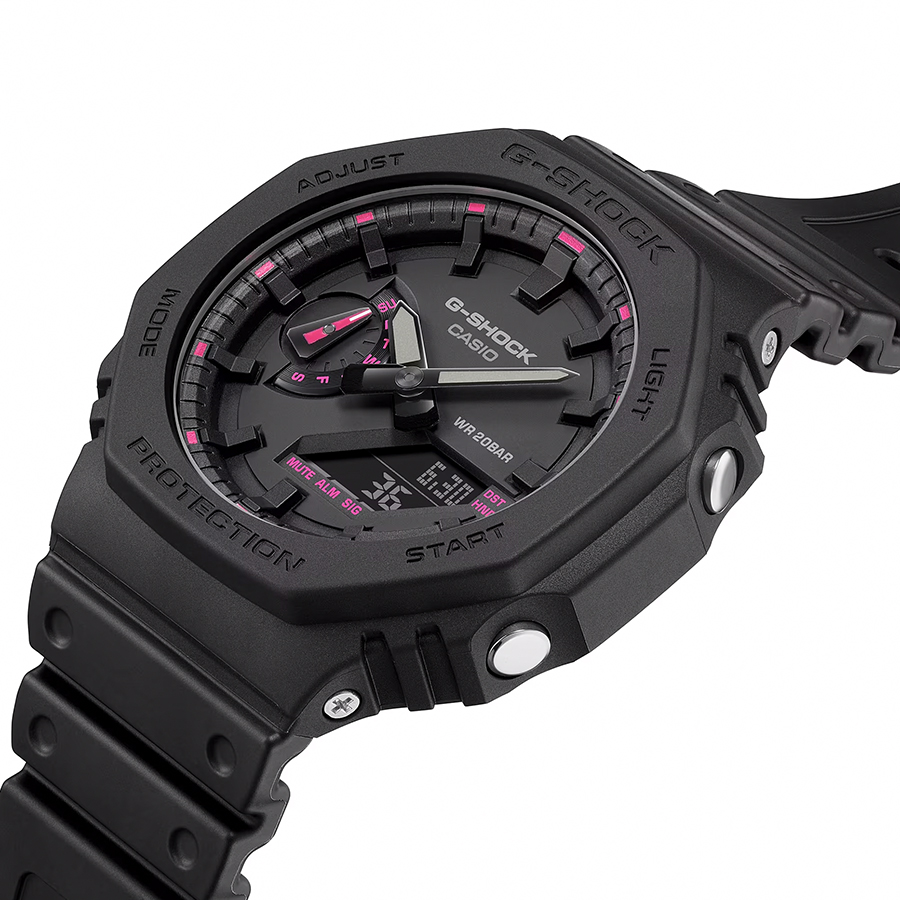 G shock outlet pink black