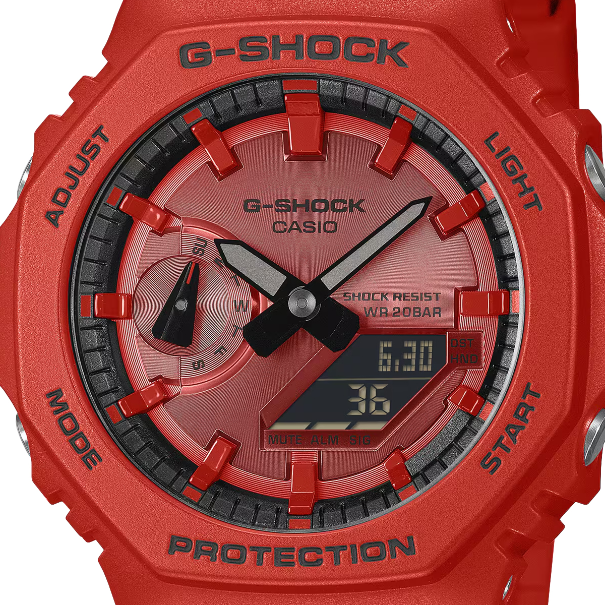 G-SHOCK アイコニック レッド ブラックアクセント GA-2100RRB-4AJF
