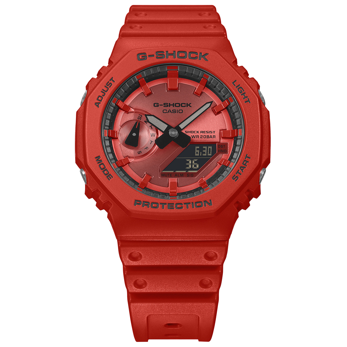 G-SHOCK アイコニック レッド ブラックアクセント GA-2100RRB-4AJF