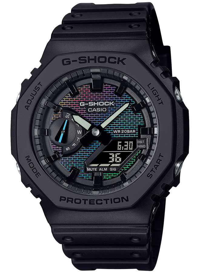 g-shock レインボー（アナログ式/デジタル式