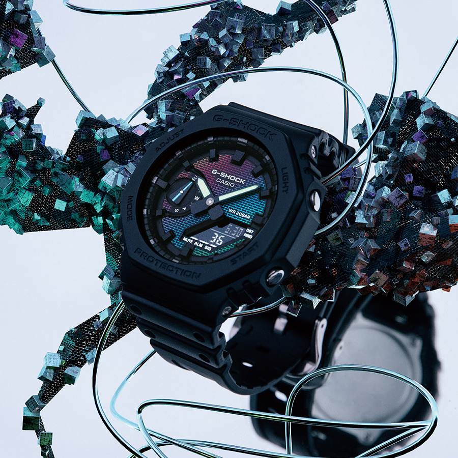 G-SHOCK レインボー ブリック ウォール GA-2100RW-1AJF メンズ