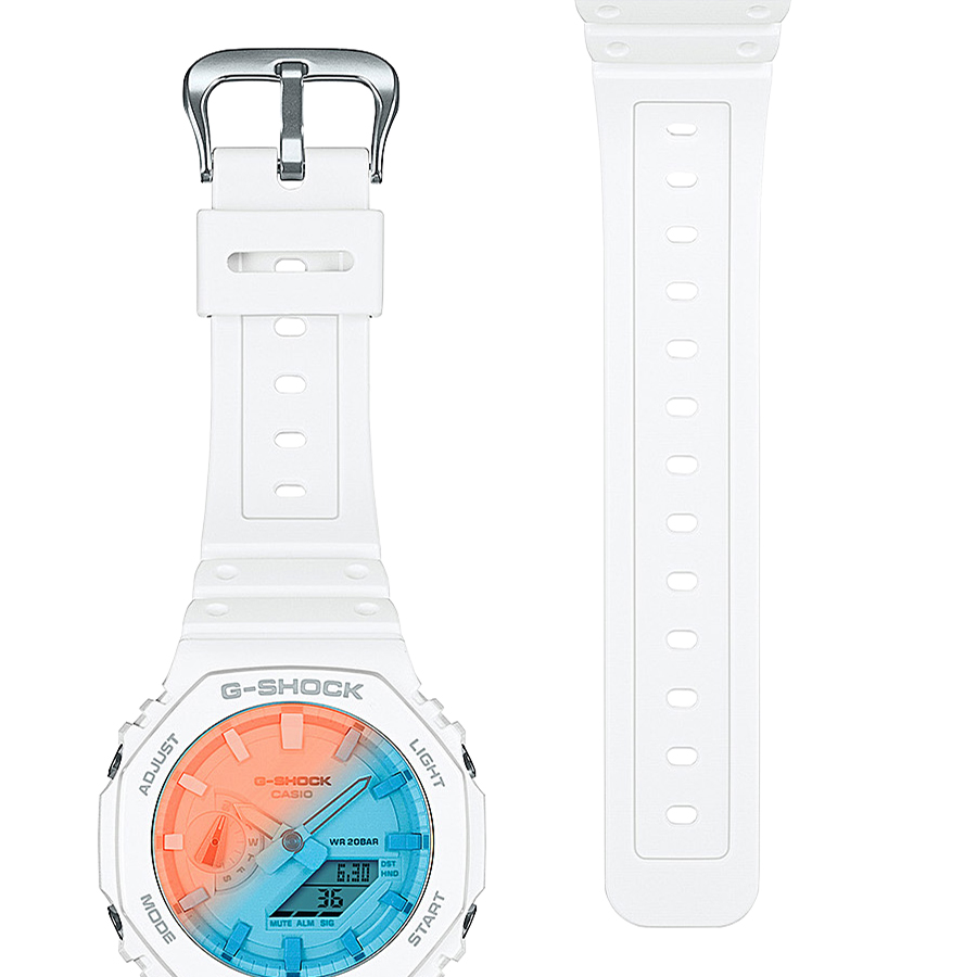 CASIO G-SHOCK GA-2100TL ホワイト/ブルー 腕時計 GA-2100TL-7AJF | CASIO