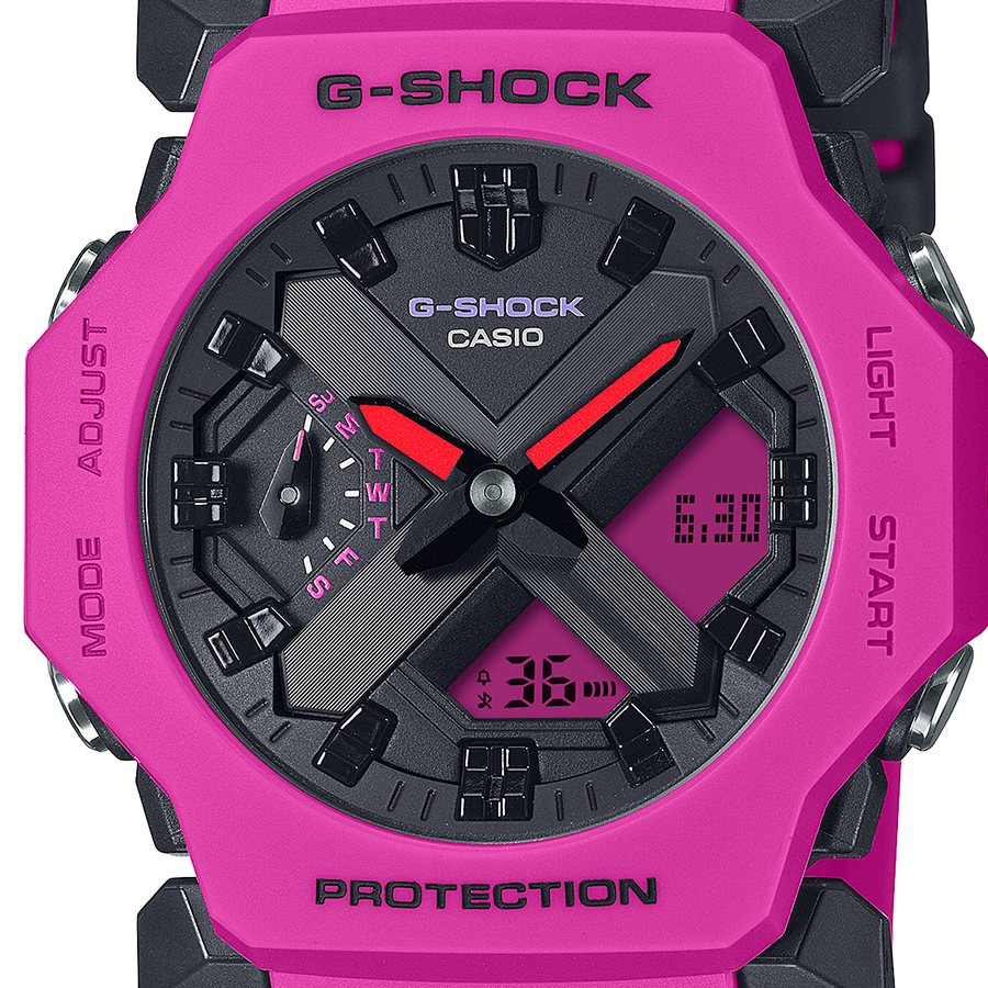 G-SHOCK GA-2300シリーズ ミニマルデザイン 小型 薄型 GA-2300-4AJF メンズ レディース 腕時計 電池式 アナデジ 反転液晶  ピンク 国内正規品