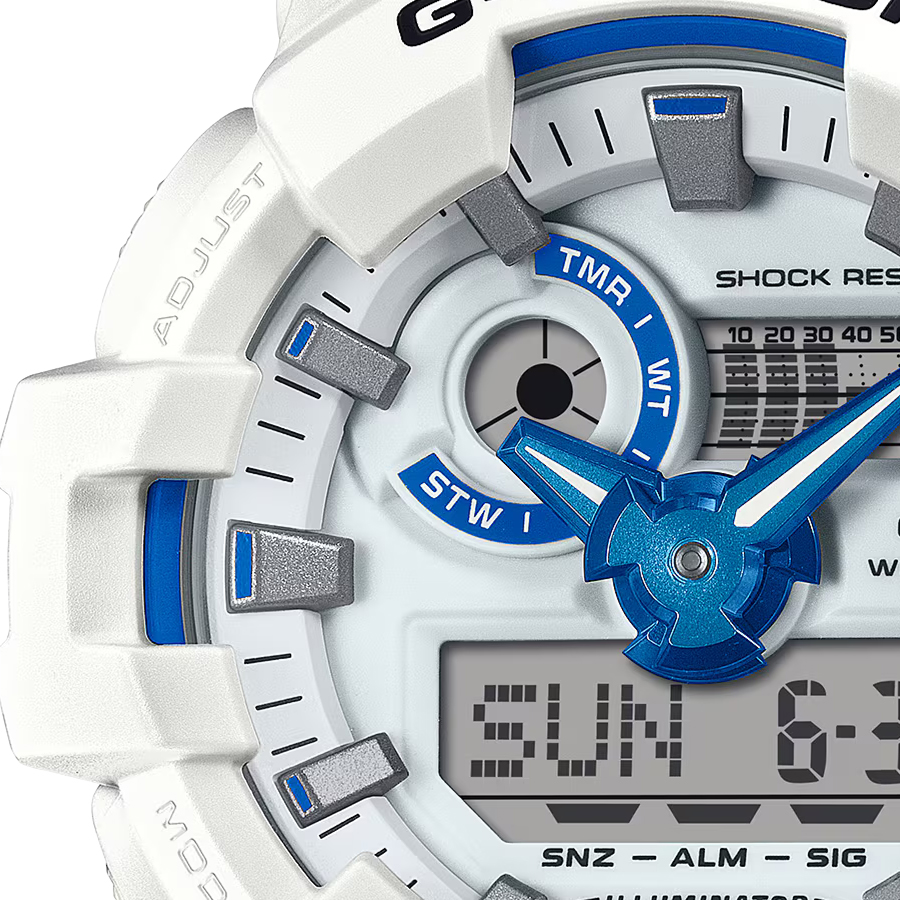 G-SHOCK HIDDEN GLOW 夏の海 夜光虫 ブルー 蓄光フェイス GA