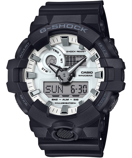 CASIO G-SHOCK GA-100WD-1AJF ブラック&ホワイト G-SHOCK ブラック&ブリリアントホワイト GA-100WD-1AJF メンズ 腕時計
