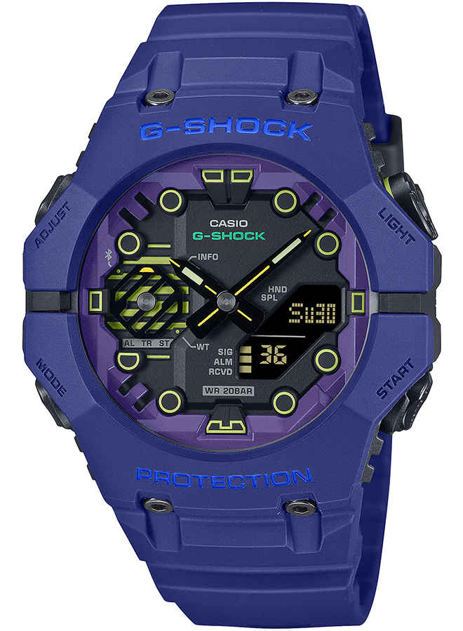 G-SHOCK サイバーシリーズ GA-B001CBR-2AJF メンズ 腕時計 電池式 Bluetooth アナデジ ネイビー 反転液晶 国内正規品｜theclockhouse｜02