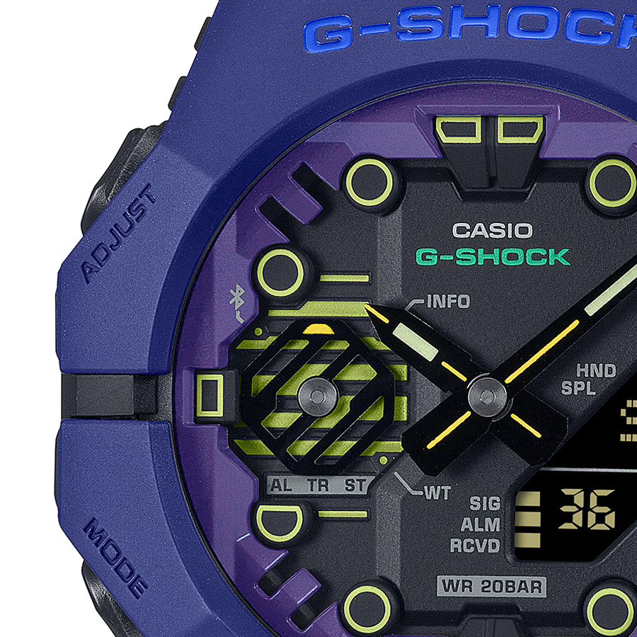 G-SHOCK サイバーシリーズ GA-B001CBR-2AJF メンズ 腕時計 電池式 Bluetooth アナデジ ネイビー 反転液晶 国内正規品｜theclockhouse｜04