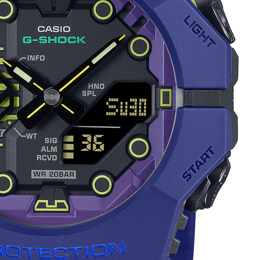 G-SHOCK サイバーシリーズ GA-B001CBR-2AJF メンズ 腕時計 電池式 Bluetooth アナデジ ネイビー 反転液晶 国内正規品｜theclockhouse｜05