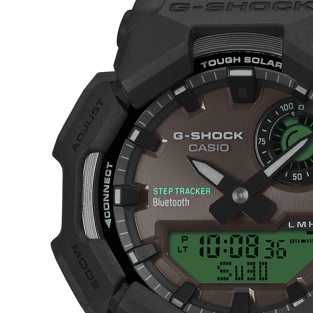 G-SHOCK ブラック&エレクトログリーン GA-B010BEG-1AJF メンズ 腕時計