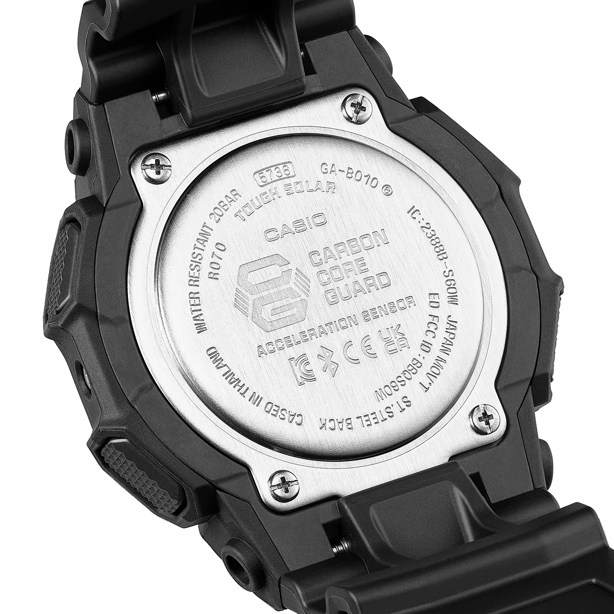 G-SHOCK ブラック&エレクトログリーン GA-B010BEG-1AJF メンズ 腕時計