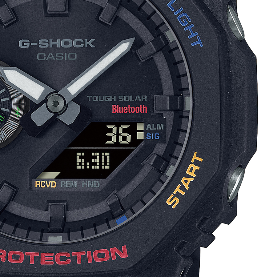 G-SHOCK MULTICOLOR ACCENTS マルチカラーアクセント GA-B2100FC-1AJF メンズ 腕時計 ソーラー  Bluetooth 反転液晶 カシオ 国内正規品