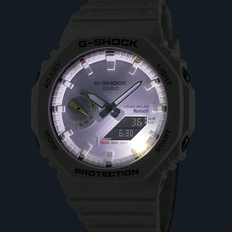 G-SHOCK MULTICOLOR ACCENTS マルチカラーアクセント GA-B2100FC-7AJF メンズ 腕時計 ソーラー  Bluetooth 反転液晶 カシオ 国内正規品