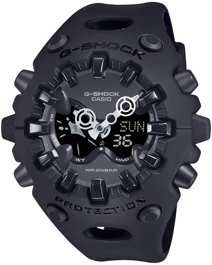G-SHOCK 4月11日発売 GA-V01 ネオンイエロー GA-V01-9AJF メンズ