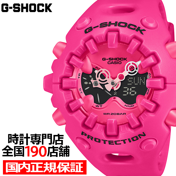 G-SHOCK GA-V01 �s���N GA-V01-4AJF �����Y �r���v �d�r�� �A�i�f�W �����o���h ���]�t�� �������K�i �J�V�I