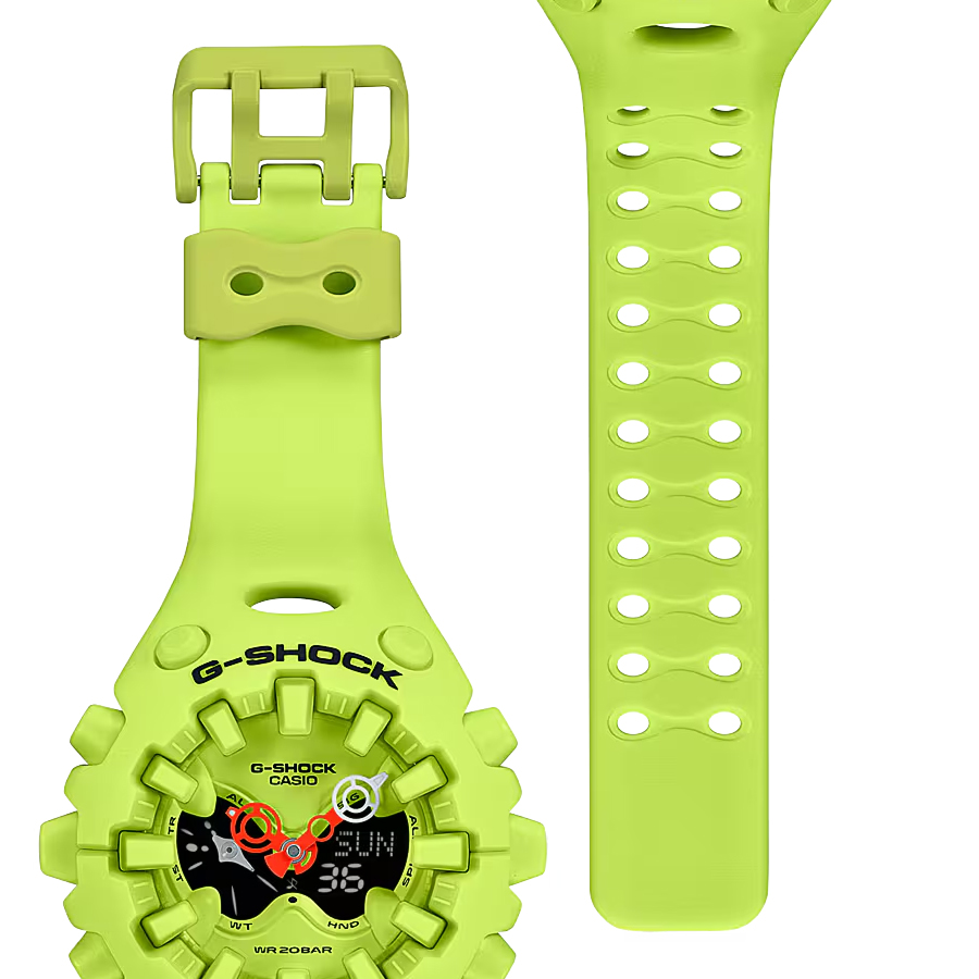 G-SHOCK 4月11日発売 GA-V01 ネオンイエロー GA-V01-9AJF メンズ