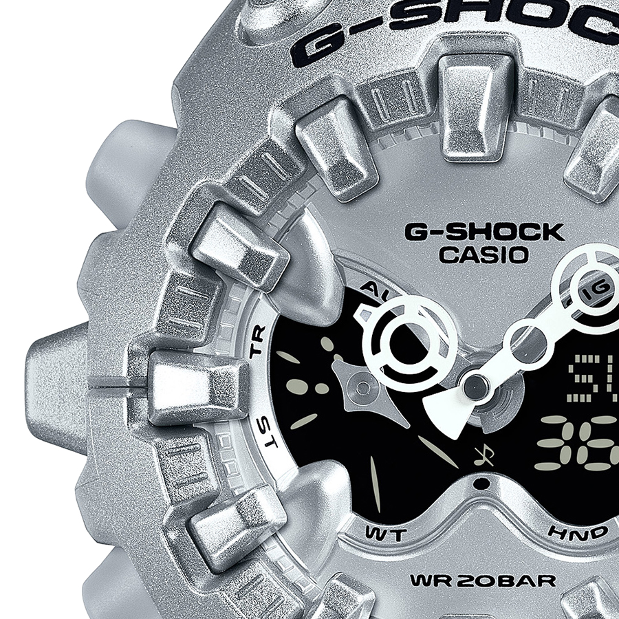 G-SHOCK GA-V01A メタリックシルバー GA-V01A-8AJF メンズ