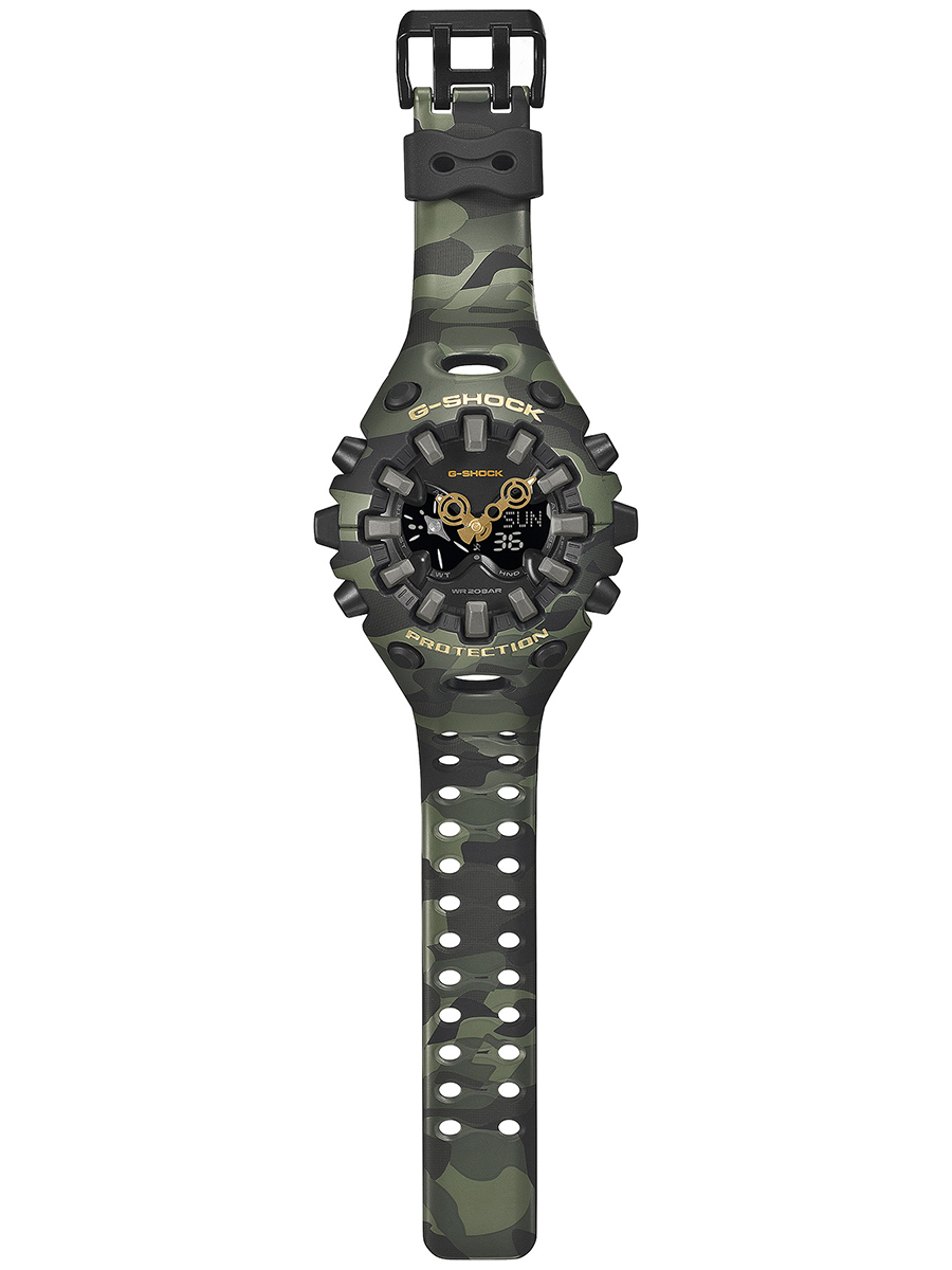 G-SHOCK 6月19日発売 ボールドカモシリーズ カモフラージュ & ゴールド