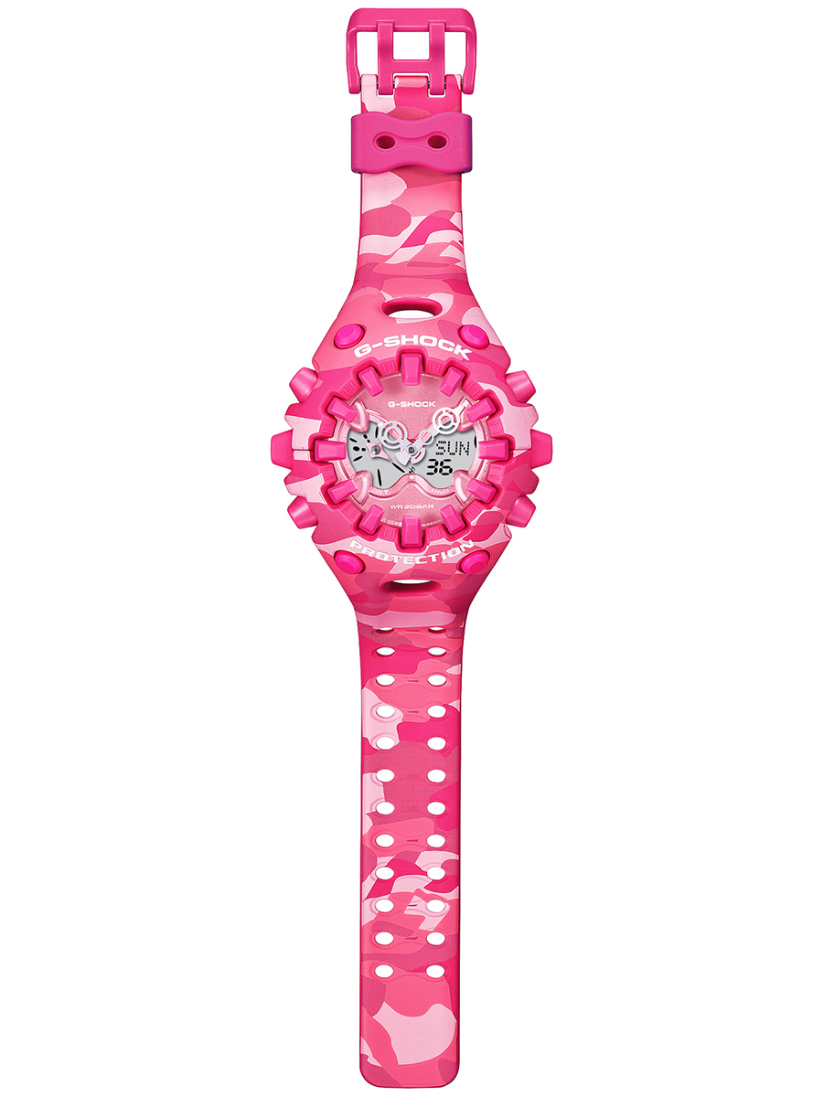 G-SHOCK ボールドカモシリーズ カラーカモフラージュ ピンク GA-V01CMG