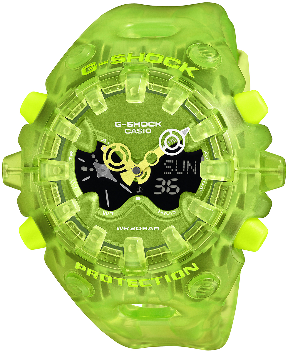 G-SHOCK 3月6日発売/予約 GA-V01 TRANSPARENT PACK スケルトン