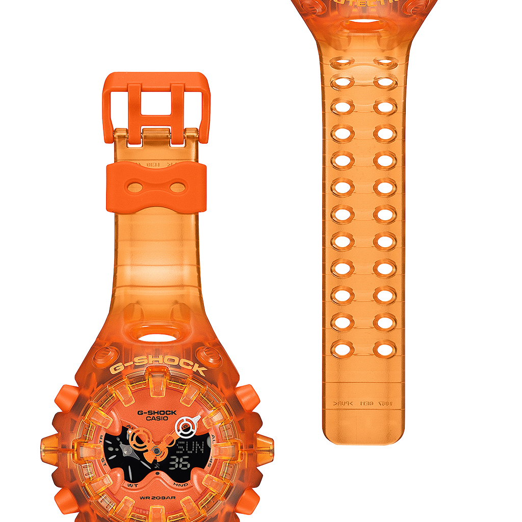 G-SHOCK GA-V01 TRANSPARENT PACK スケルトン オレンジ GA-V01SKE-4AJF