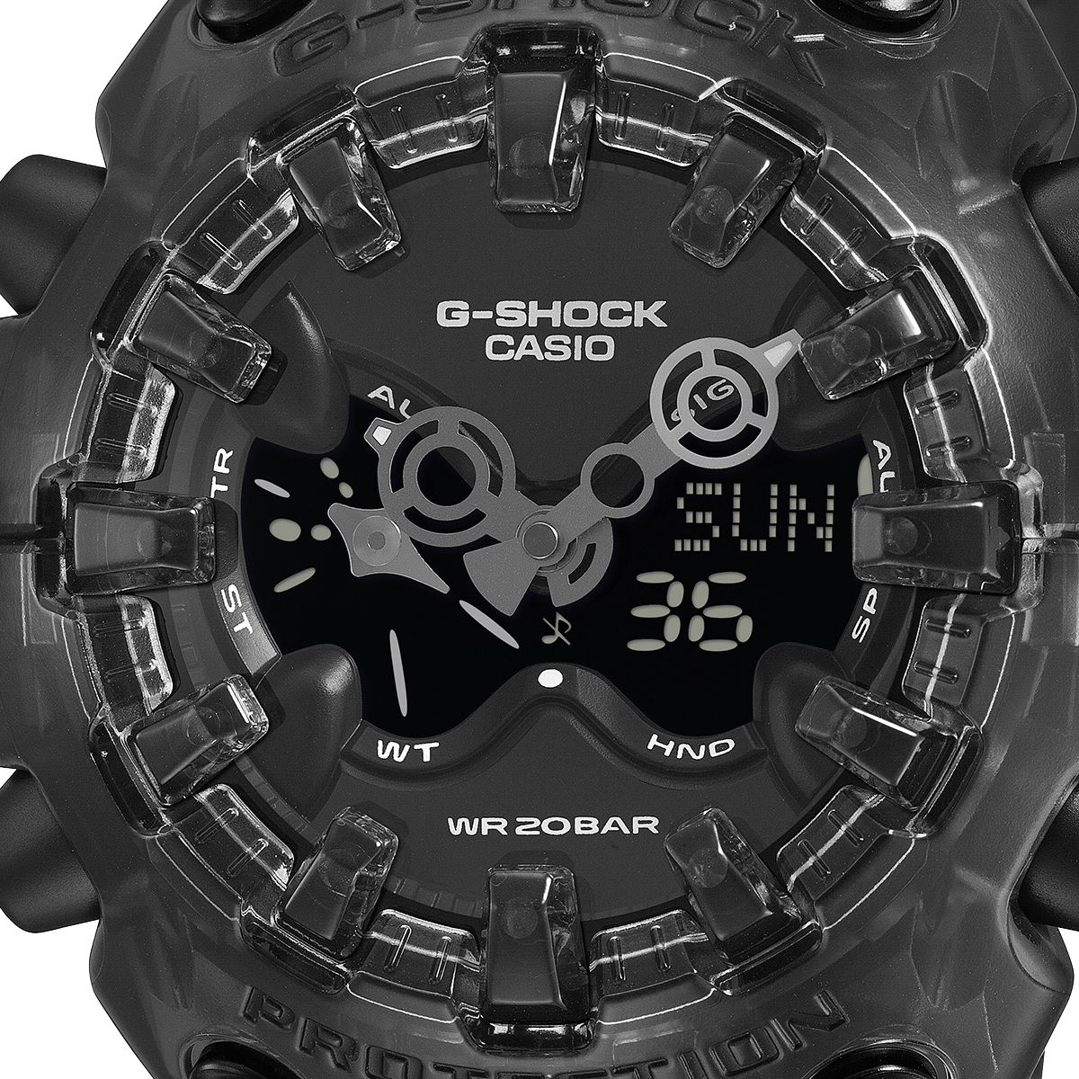 G-SHOCK GA-V01 TRANSPARENT PACK スケルトン グレー GA-V01SKE-8AJF