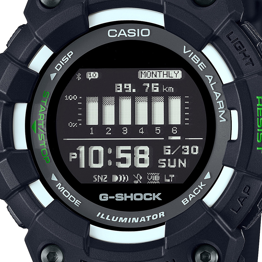 G-SHOCK Gショック G-SQUAD ナイトラン GBD-100LM-1JF メンズ 腕時計