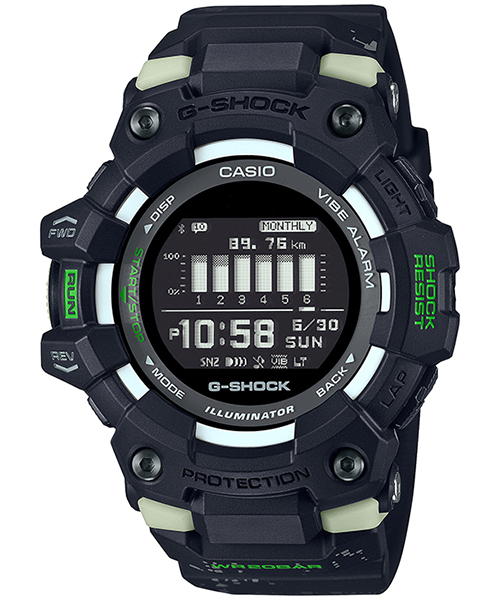 G-SHOCK G-SQUAD ナイトラン GBD-200LM-1JF メンズ 腕時計 電池
