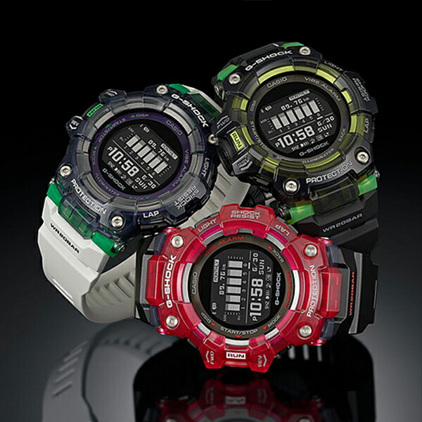 G-SHOCK G-SQUAD スケルトン GBD-100SM-4A1JF メンズ 腕時計 電池式