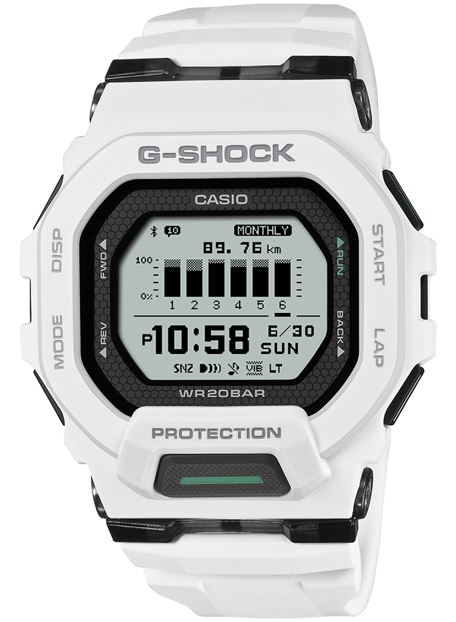 G-SHOCK G-SQUAD ポジティブ表示 MIP液晶 GBD-200-7JF メンズ 腕時計