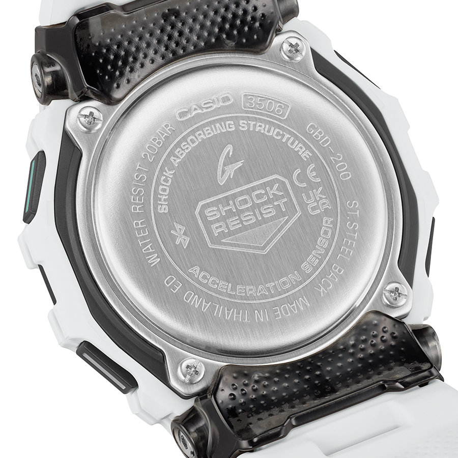 G-SHOCK G-SQUAD ポジティブ表示 MIP液晶 GBD-200-7JF メンズ 腕時計