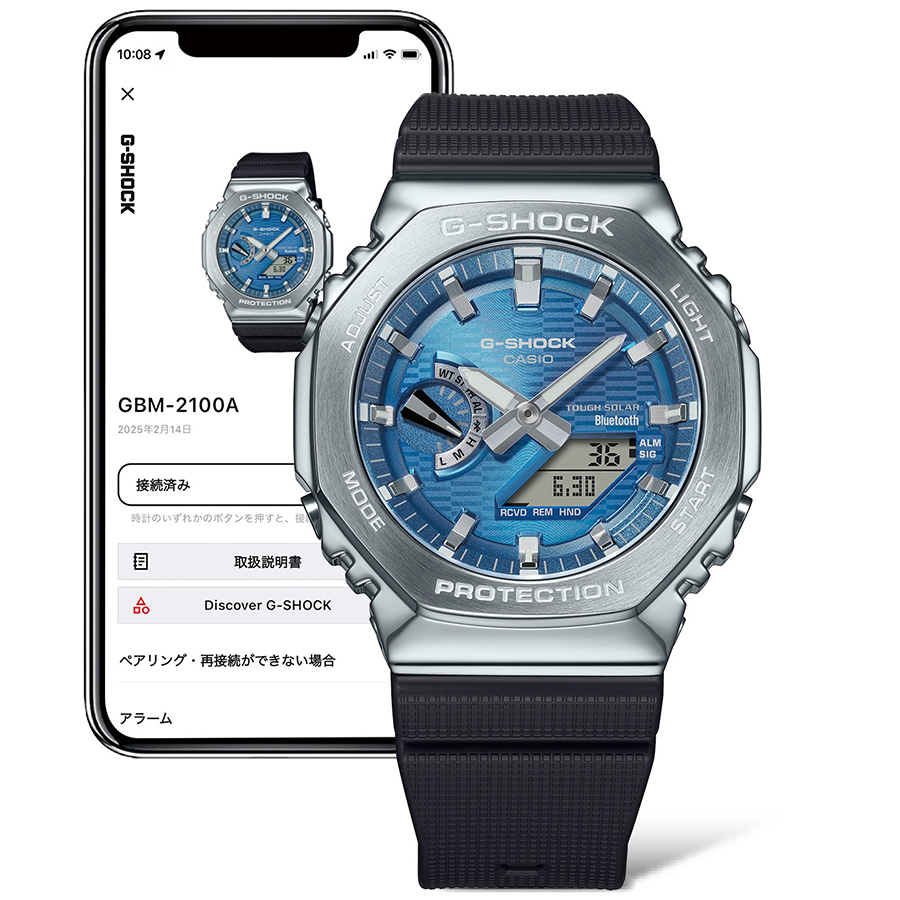 G-SHOCK メタルカバード オクタゴン GBM-2100A-2BJF メンズ 腕時計