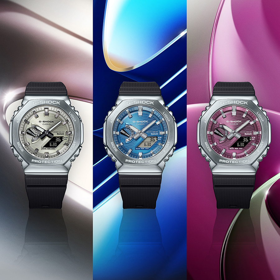 ☆極美品☆CASIO G-SHOCK メタルカバードモデル Bluetooth 八角形ベゼルの“G-SHOCK”フルメタルモデル | カシオ計算機株式会社の