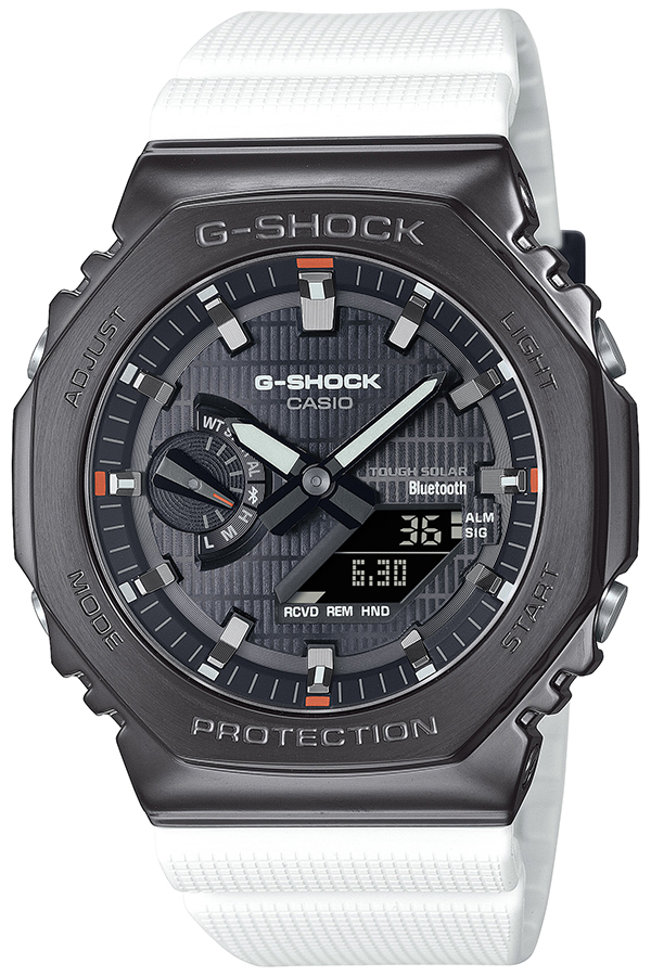 5月30日発売/予約 G-SHOCK メタルカバード 2100 GBM-2100B-7AJF メンズ 腕時計 ソーラー Bluetooth オクタゴン アナデジ 樹脂バンド 国内正規品 カシオ 八角形 | G-SHOCK | 01