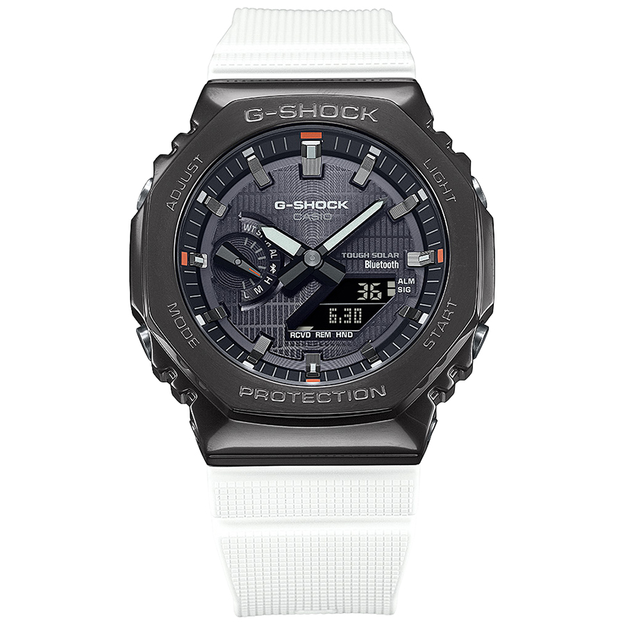 5月30日発売/予約 G-SHOCK メタルカバード 2100 GBM-2100B-7AJF メンズ 腕時計 ソーラー Bluetooth オクタゴン アナデジ 樹脂バンド 国内正規品 カシオ 八角形 | G-SHOCK | 10