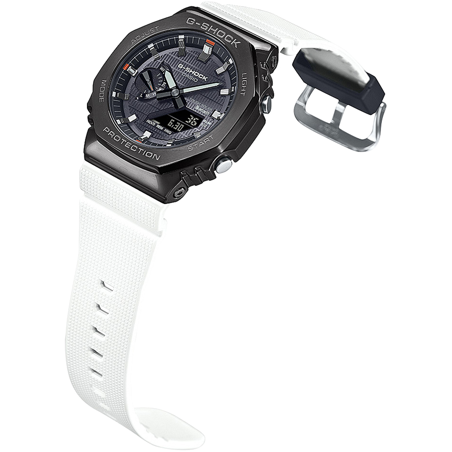 5月30日発売/予約 G-SHOCK メタルカバード 2100 GBM-2100B-7AJF メンズ 腕時計 ソーラー Bluetooth オクタゴン アナデジ 樹脂バンド 国内正規品 カシオ 八角形 | G-SHOCK | 11